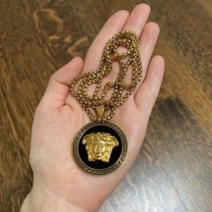 Versace Necklace Unisex Big Pendant